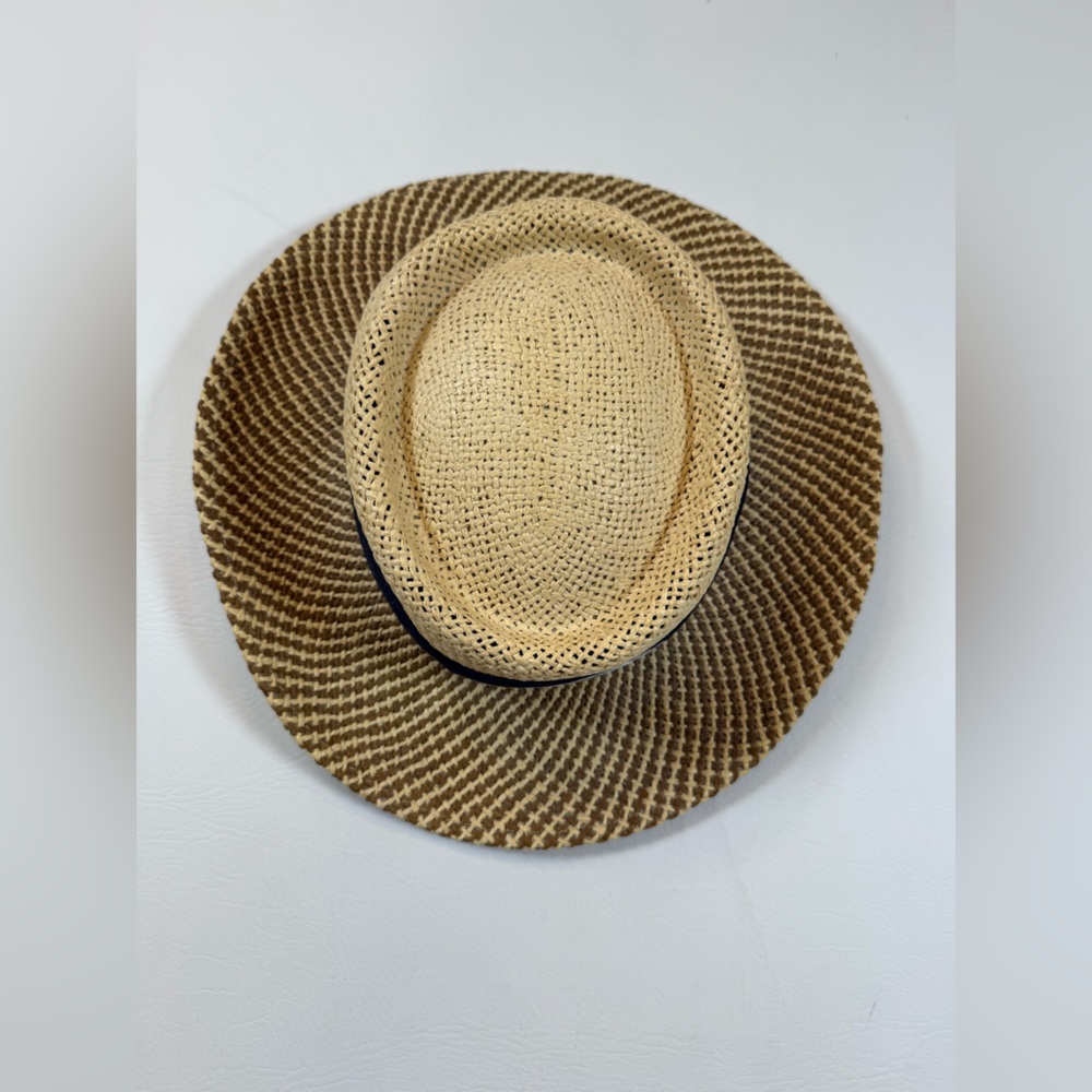 Vintage Nascar 100% paper straw hat, one size, ISC - Picture 5 of 12